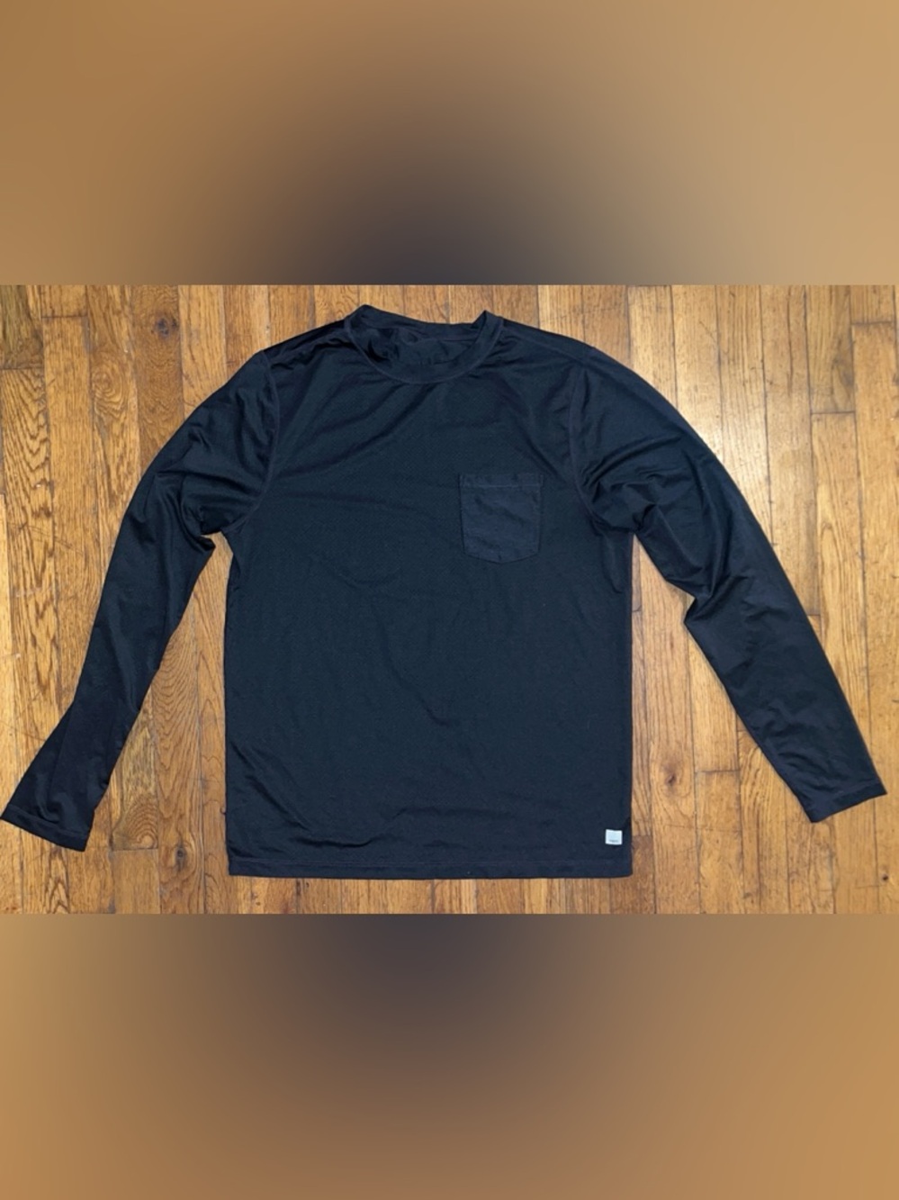 Vouri Long Sleeve Sports Warmup Performance Shirt - Black Men’s Size L
